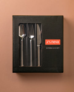 Silver cutlery set (24pcs)