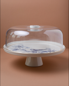 Blue Bird cake stand